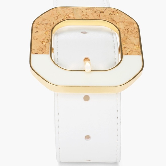 NWT ANGELINA CORK-BUCKLE BELT - Picture 4 of 4